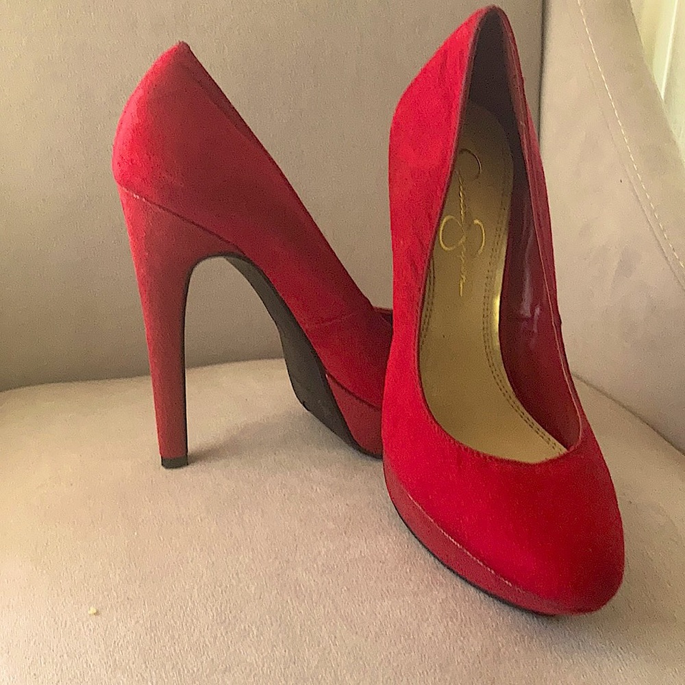 Jessica Simpson Red size 7 heels